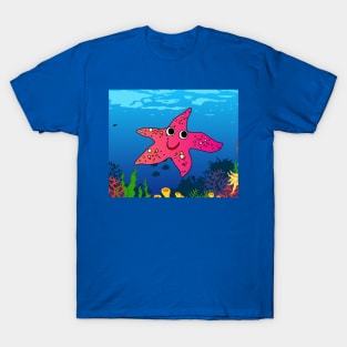 Colorful Funny Fish With Googly Eyes T-Shirt